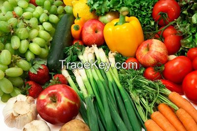 Fresh fruits and vegetables 