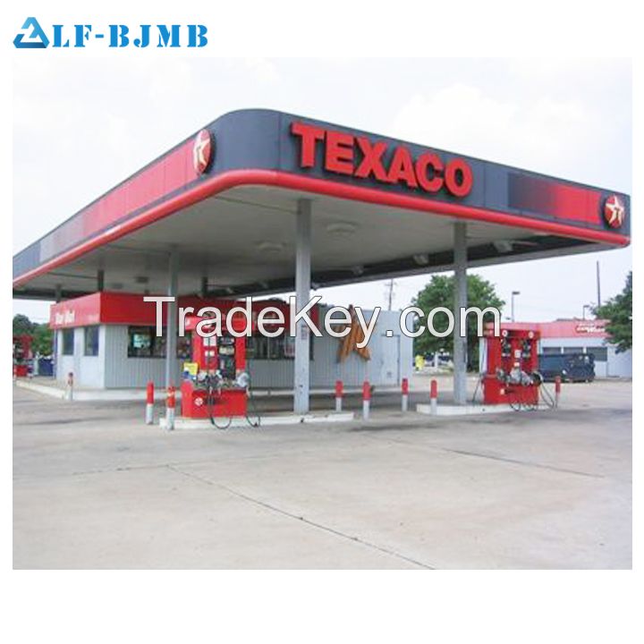 Easy Erection Durable Gas Filling Station Canopy For Sale