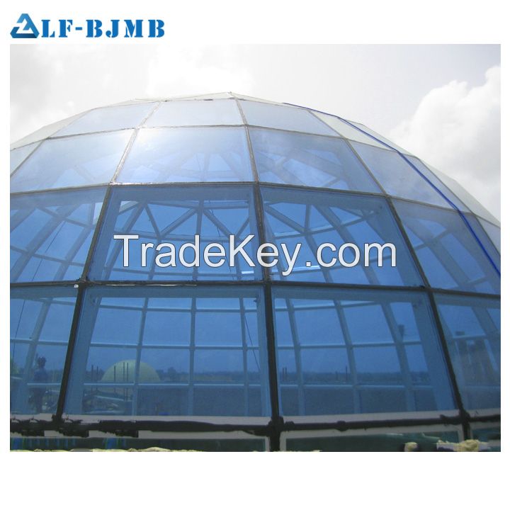 Prefabricated Construction Economical Glass Dome For Atrium