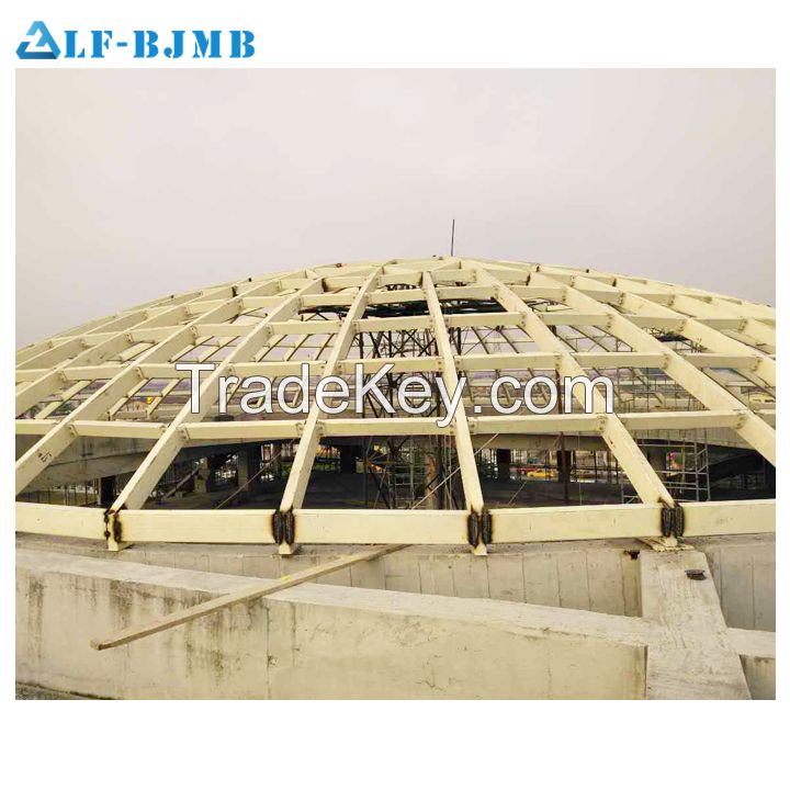 Economical Durable Glass Dome Roof For Prefab Dome House