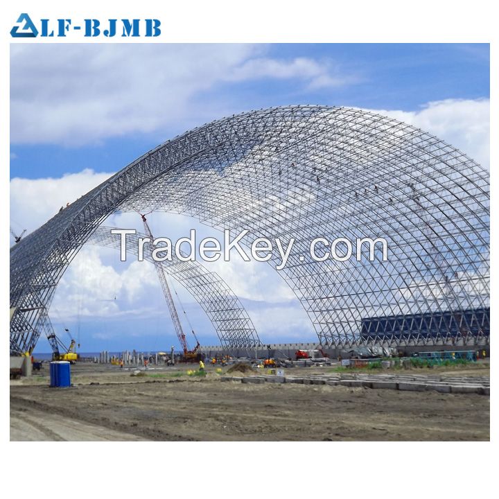 Ready To Fit Prefab Coal Storage Shed For Coal Power Plant