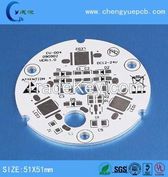 Supplier and Manufacturer of aluminum pcb, mcpcb, 1w led pcb
