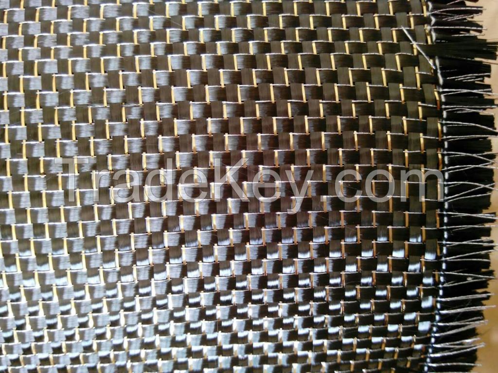 Gold and silver Carbon fiber fabric/cloth,Metallic carbon fiber fabric 