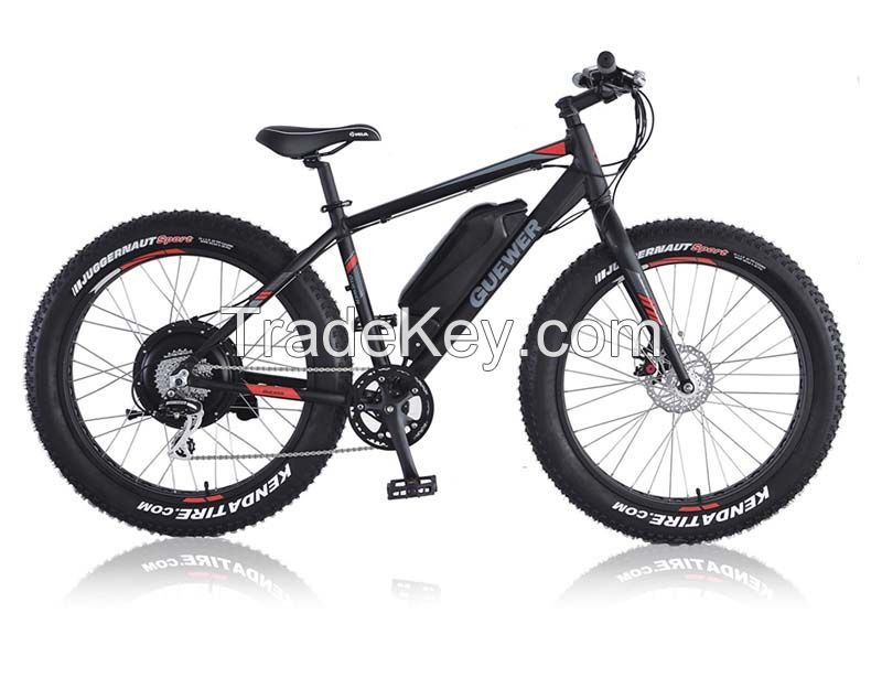 CE and EN15197 certificate aluminum alloy 26 inch mountain electric bicycle