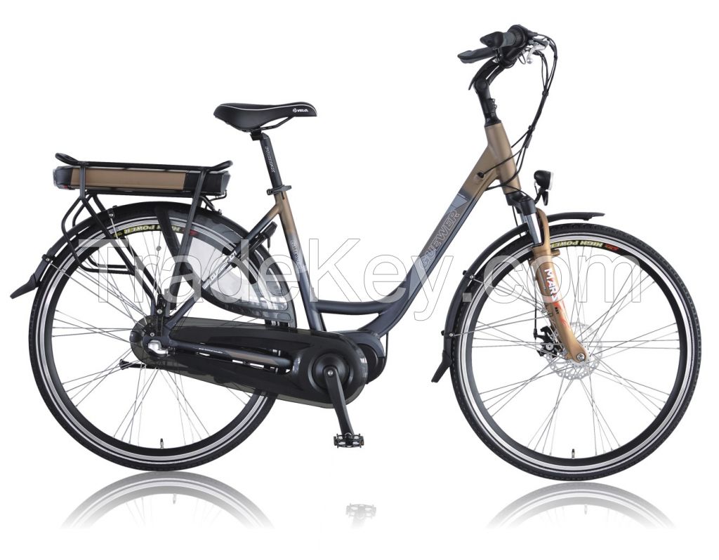 City ebike middle motor new design and pass EN15194 electric bicycle 