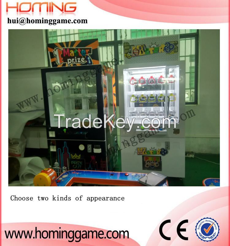Honinggame coin pusher arcade games toy vending key master game machine for sale