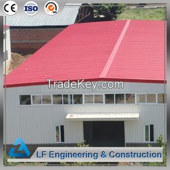 Low cost industrial prefabricated steel structure shed