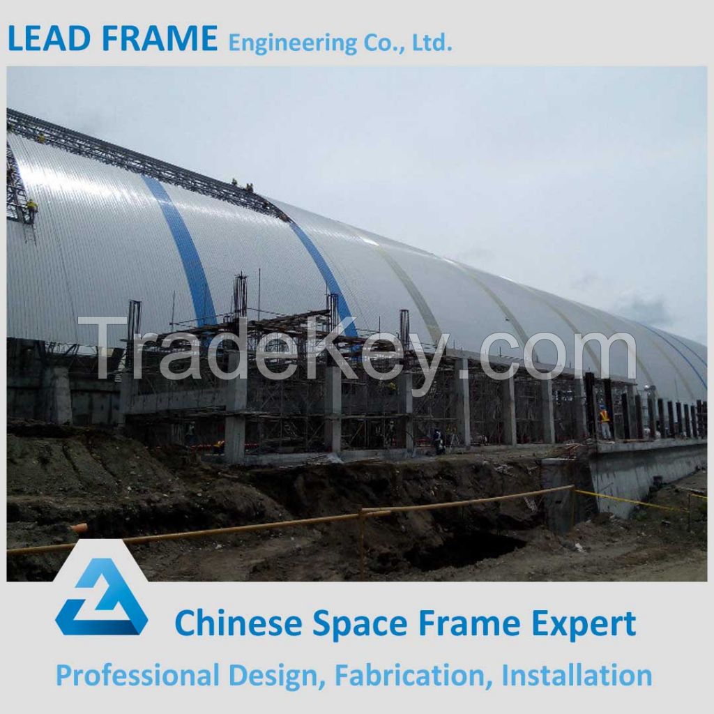 Steel arch building prefabricated factory