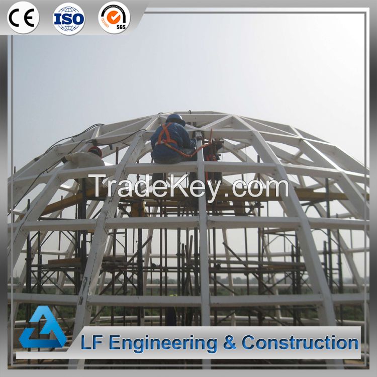 Function hall roof tempered glass dome skylight