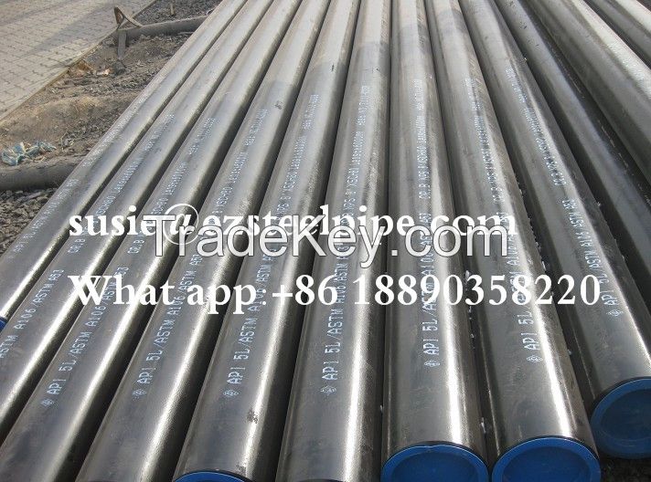 Oil and Gas API 5L Gr.B A53 Gr.B ERW Steel Pipe