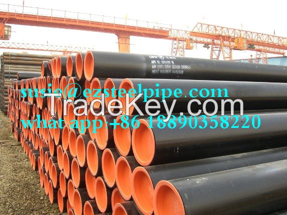 ASTM A53/A106/ API 5L GR B schedule 40 carbon ERW steel pipe