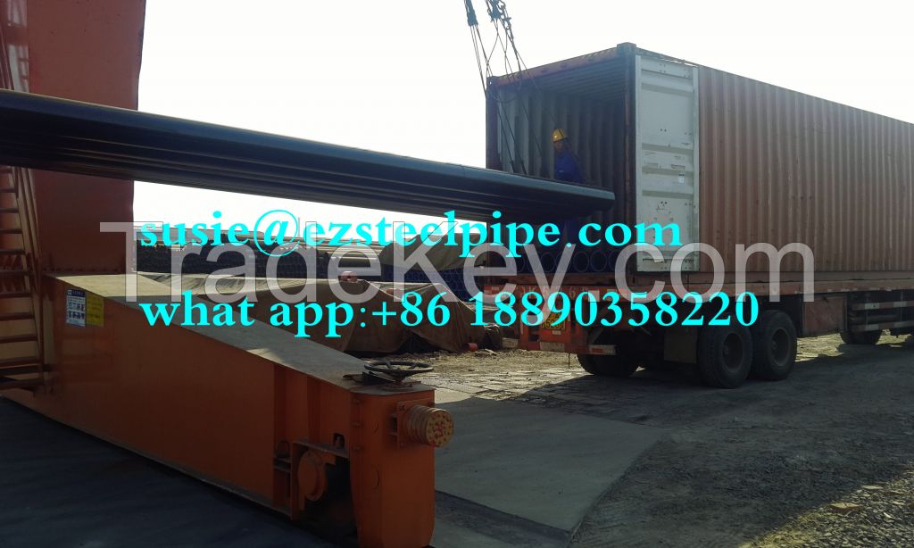  API5L PSL1X42 X46 X52 X70 ERW carbon steel pipe for construction