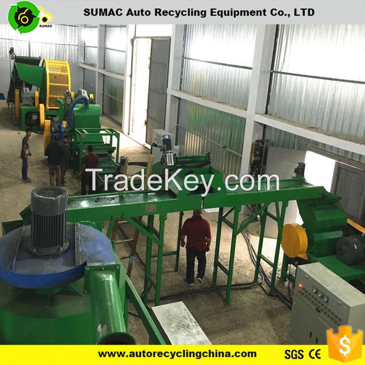 Good Quality Whole Used Tire Recycling Production Line For Sale