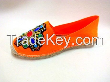 E.B Badge Flower Ladies Shoes