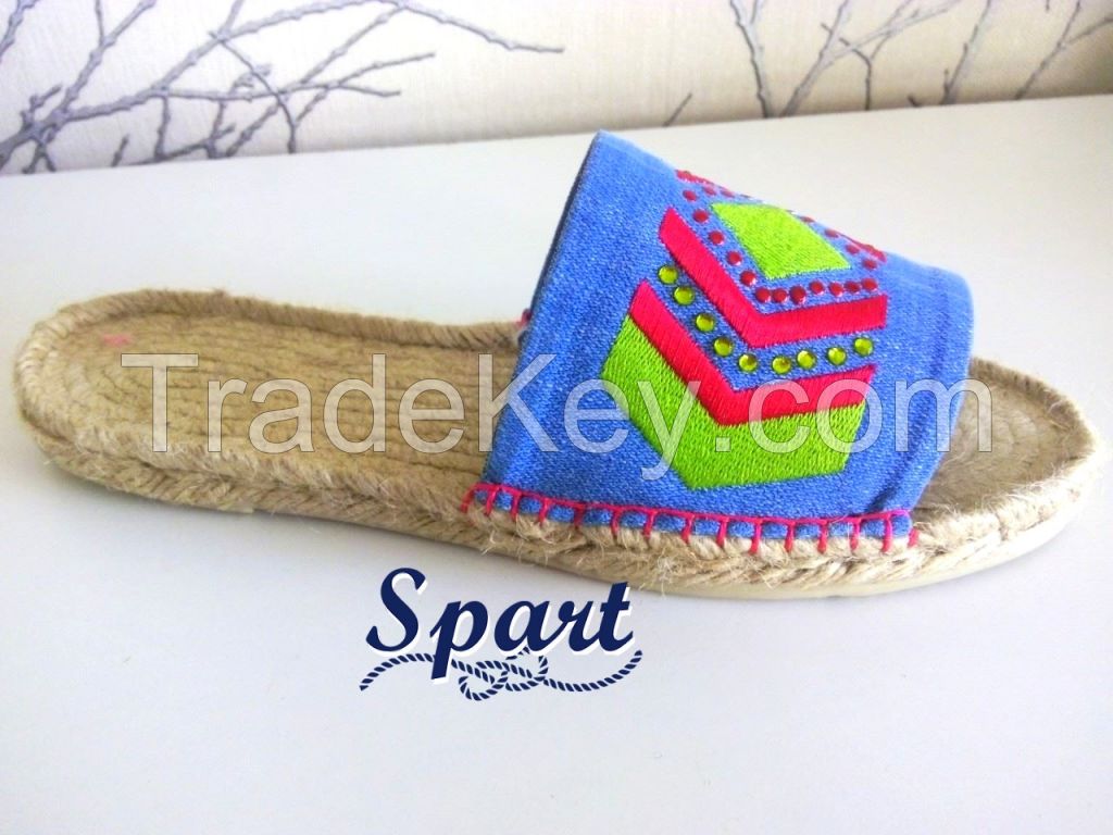 SPART Ethnic Mule Slippers for Women