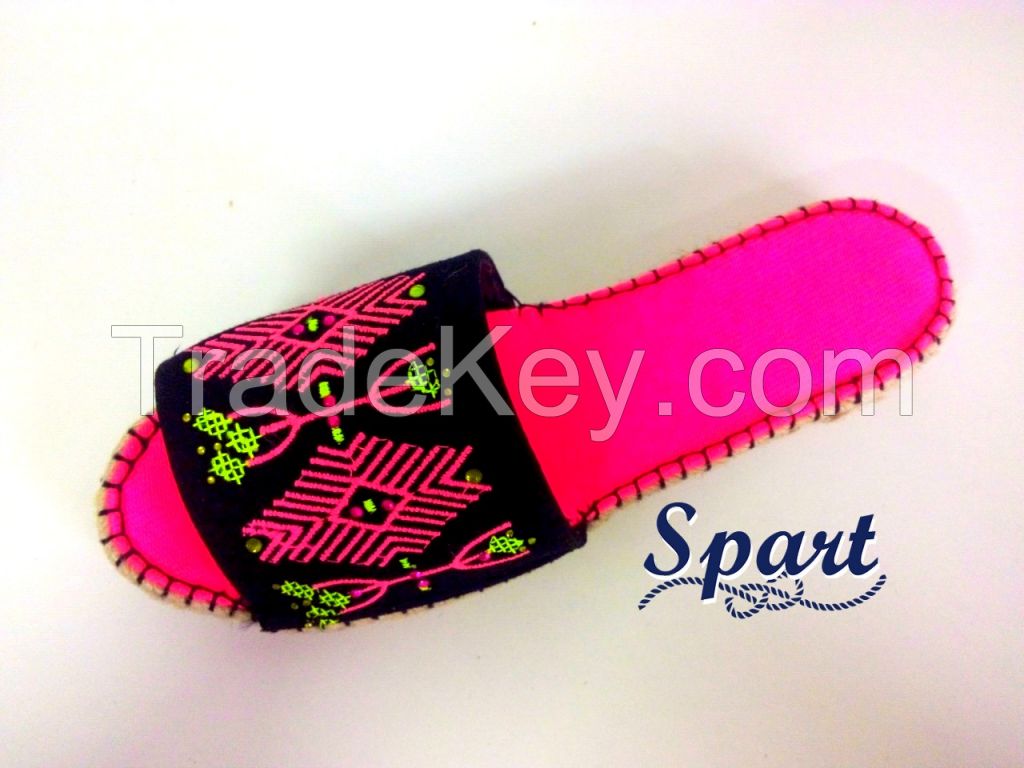 SPART Ethnic Mule Slippers for Women
