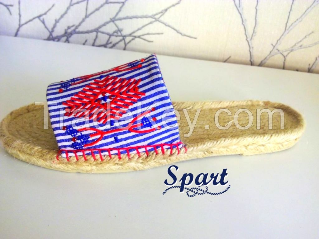 SPART Ethnic Mule Slippers for Women