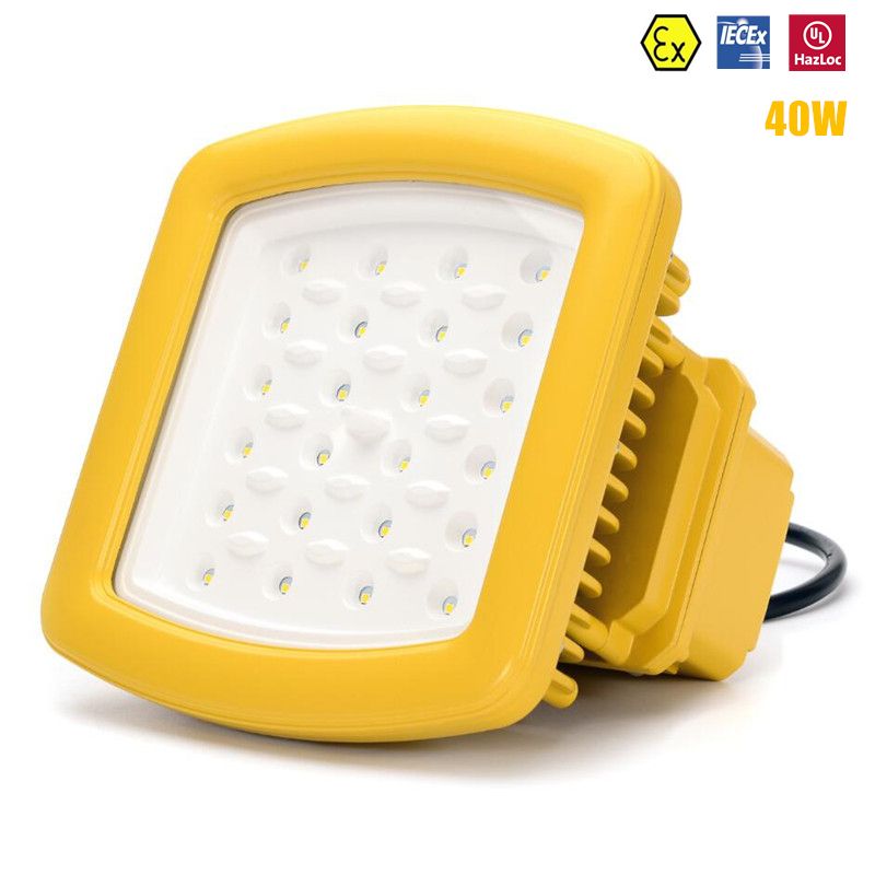 UL IECEX ATEX zone 1 class 1 LED explosion proof lights 20W-200W explosion proof LED flood lights