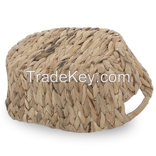 Water hyacinth basket use for household storage