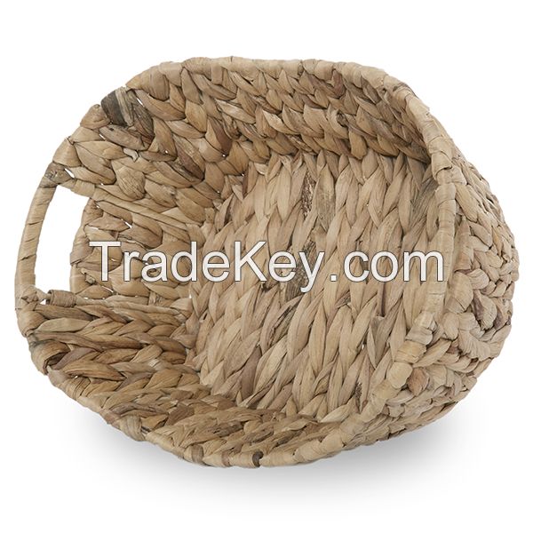 Water hyacinth basket use for household storage