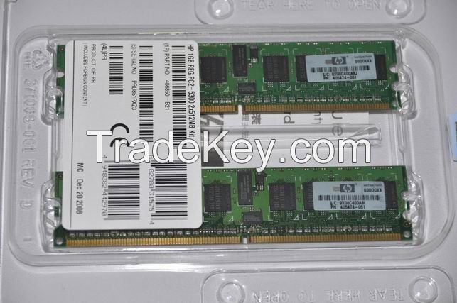 408855-B21	2GB   PC2-5300 DDR2 (2*1G) single rank