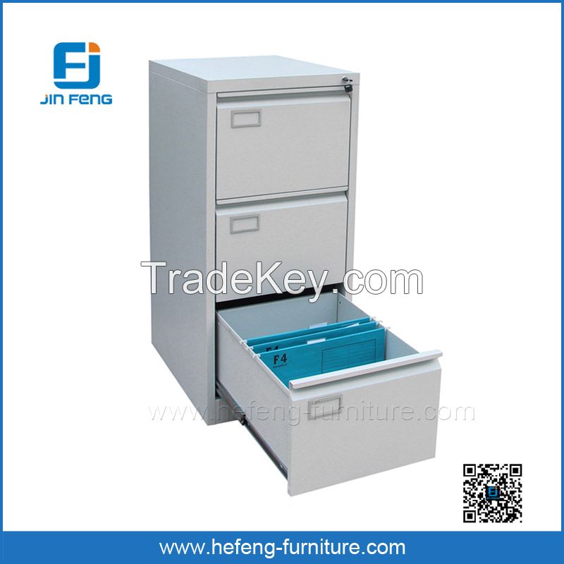 Commercial Furniture Steel File Cabinet JF-V003 Metallic Flie Cabinet