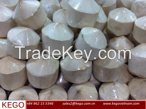 DIAMOND SHAPE YOUNG COCONUT FROM VIETNAM