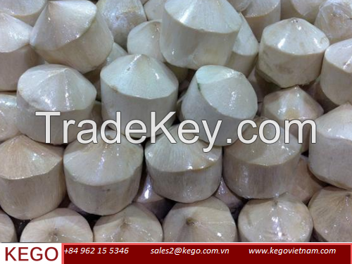 DIAMOND SHAPE YOUNG FRESH COCONUT FROM VIETNAM