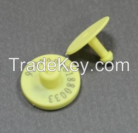 LF/HF RFID Animal Ear Tag for Identification and tracking  A Variety of Chip Selection