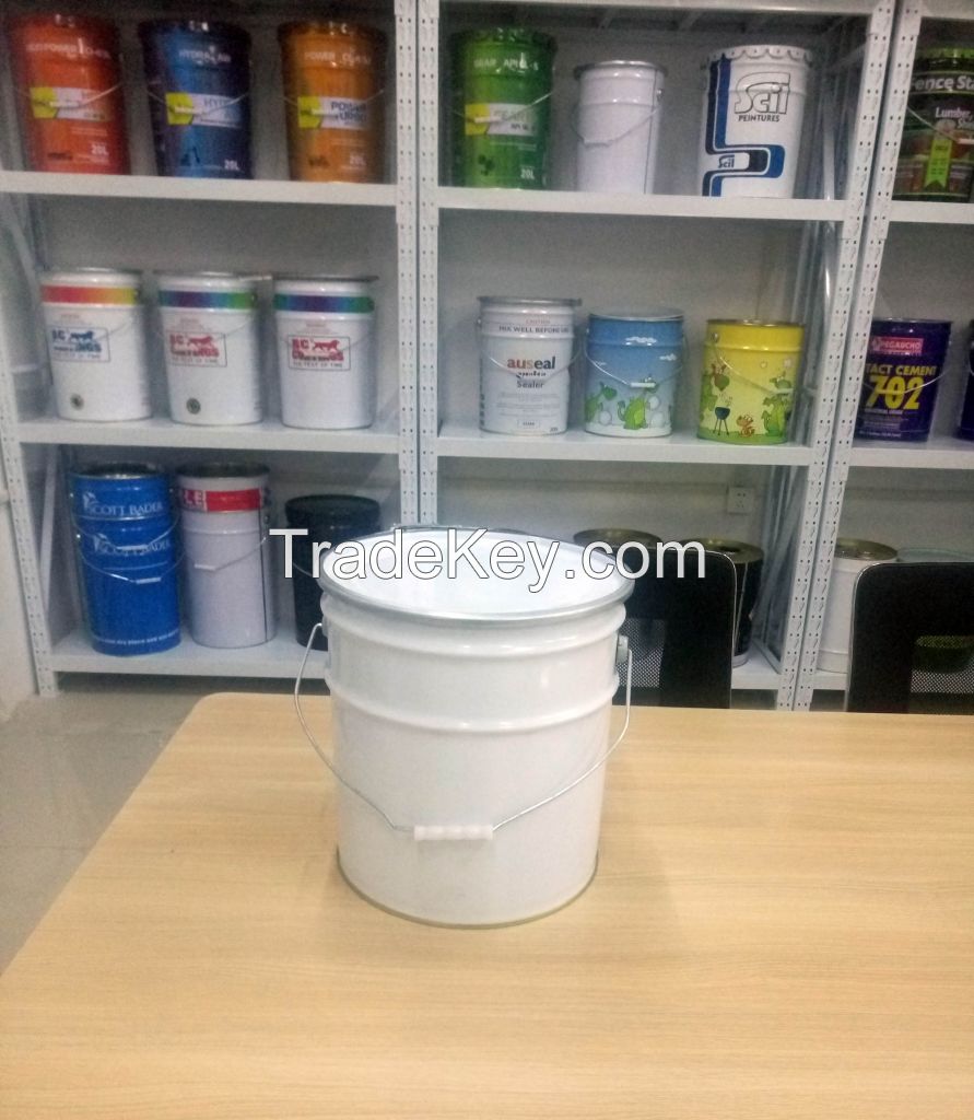 15l tin pail, metal pail