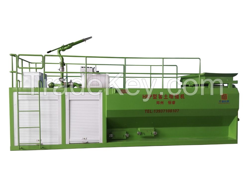 High-prower hydroseeder machine