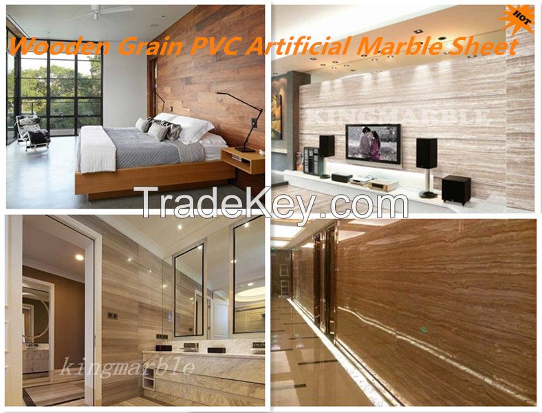 Marble UV board/PVC Decorative Board/plastic stone wall panels