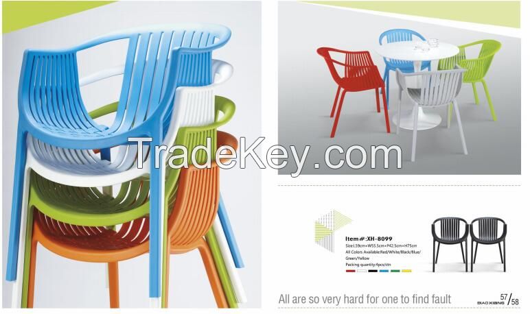 Plastic chairs