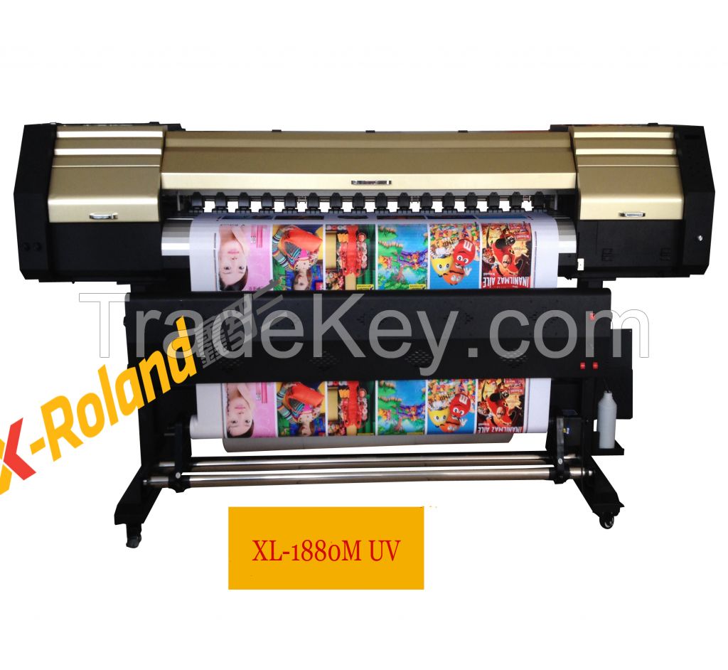 1.8M UV Double Head  DX5/7 Digital Advertising Printing Machine Price China Printer Factory