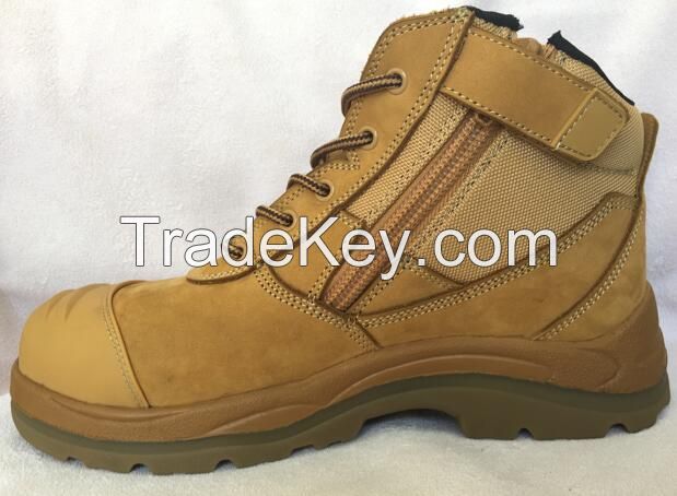 AS/NZS approved Ankle Safety Boots with side zipper