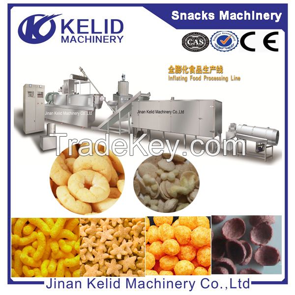 High quality Automatic Puffed Snacks Making Machine