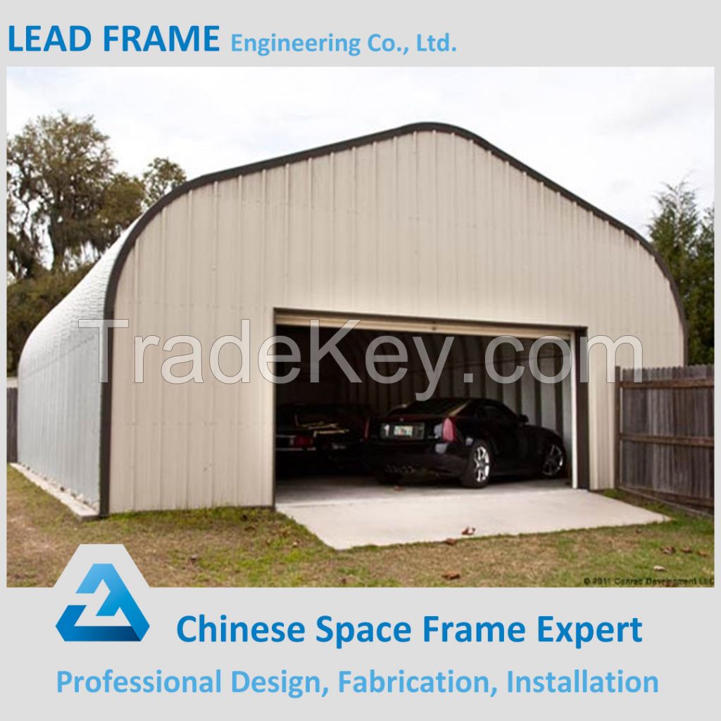 quick installation prefab steel structure space frame car parking