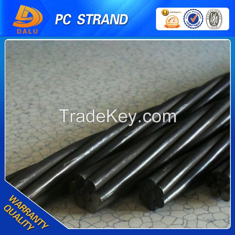 Construction Material 12.7mm 15.2mm PC steel strand wire