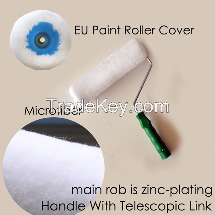 Long Handled Extendable Pipe Microfiber Paint Roller