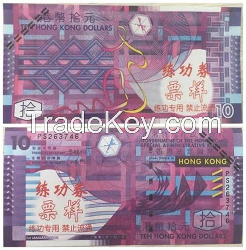 Play Money/banknote HKD for Movie props and Educational Use for Children in All Ages