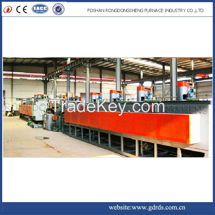 Mesh Belt Conveyor Electric Industrial 950c Quenching Furnace