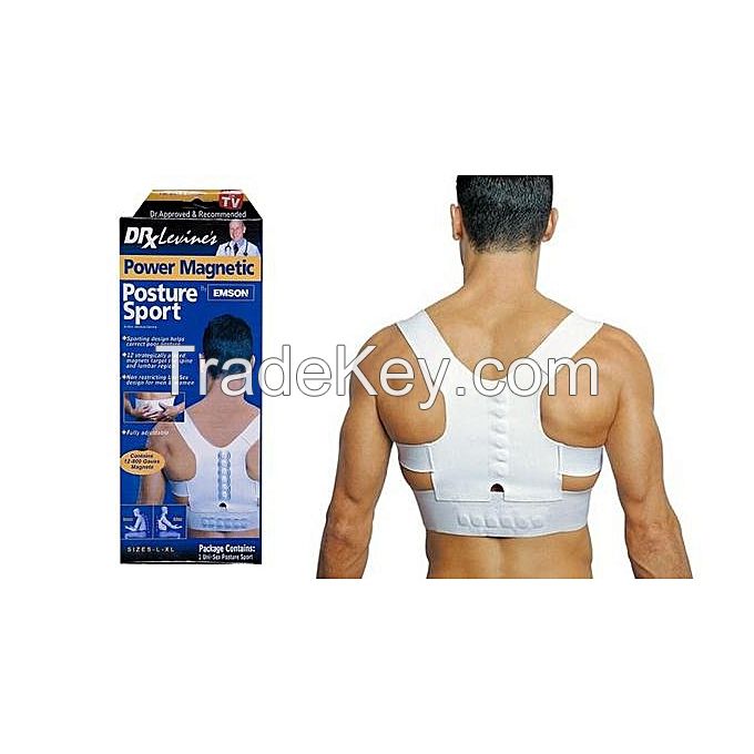 Best Fully Adjustable Support Shoulder Waist Lumbar Humpback Straighten Pain Relief Magnet Back Brace Posture Corrector