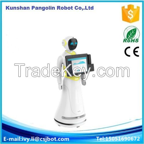 Android control robot for restaurant service for greeting