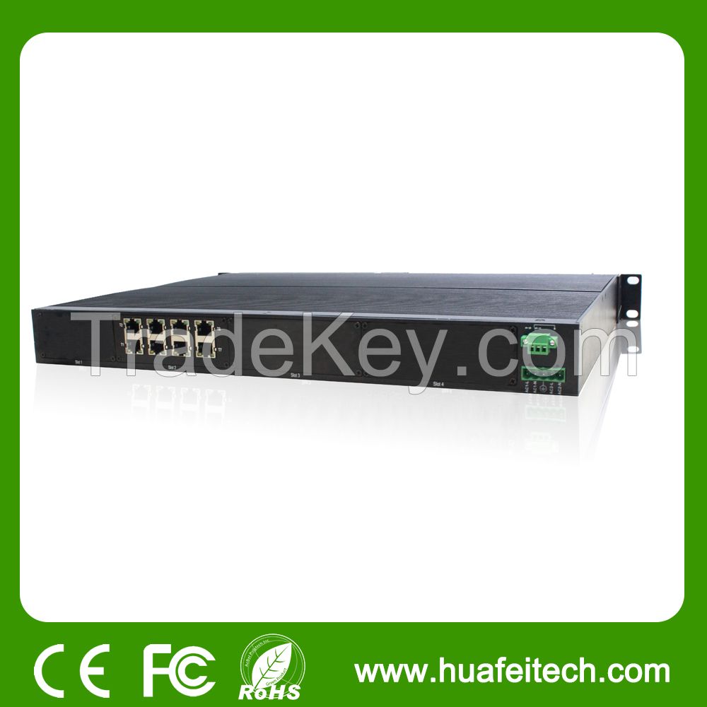 Managed 8 Port Fast Ethernet Switch For Surveillance