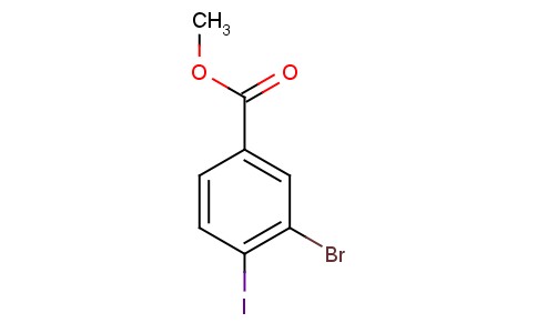 3-Bromo-4-iodobenzoic acid methyl ester CAS No. 249647-24-3