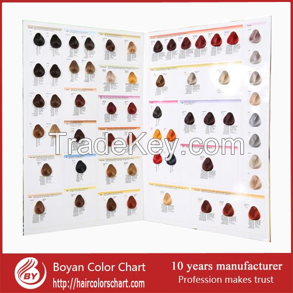 2016 boyan best selling hair color swatch book