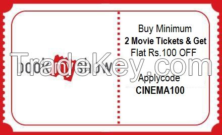 Bookmyshow coupon codes Buy Minimum 2 Movie Tickets & Get Flat Rs.100 OFF