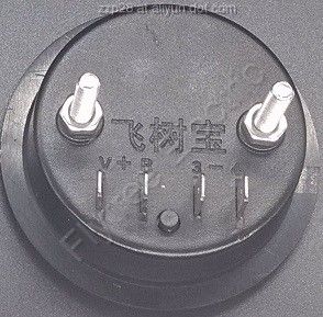 Round battery gauge Dual LED line 10 Bar Digital Battery Discharge Indicator