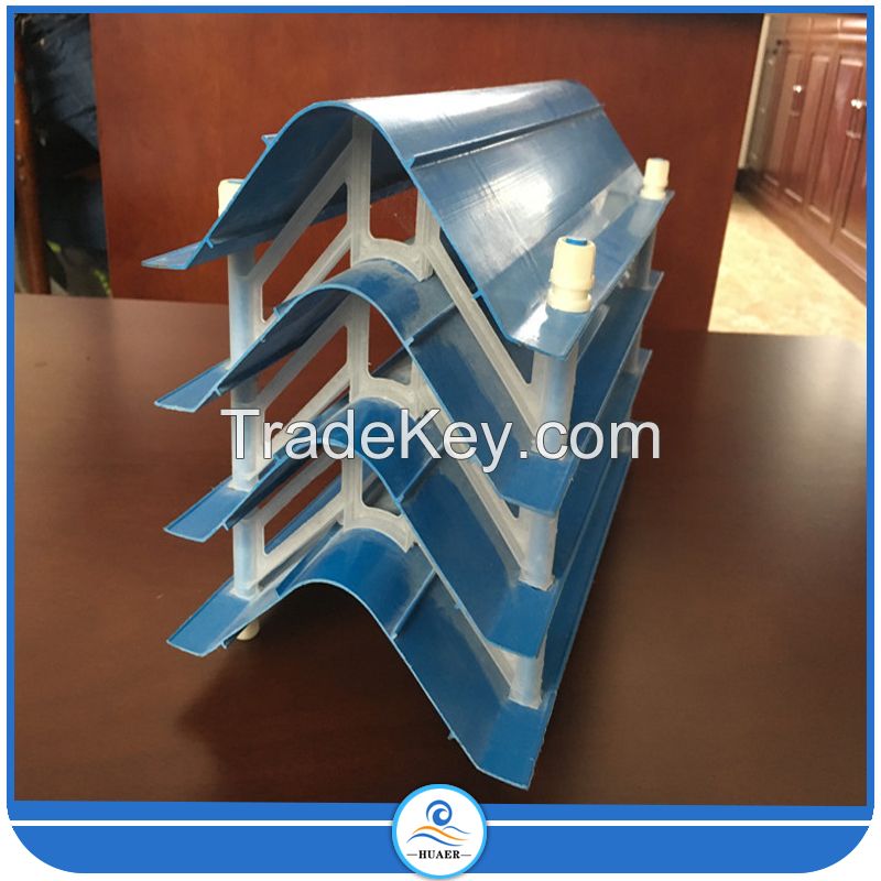 Honeycomb dark vertical bar PVC FRP Drift Eliminators Cooling Tower Accessories
