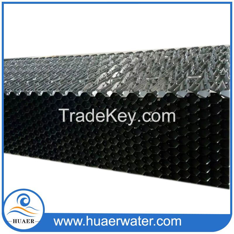 Pvc 800 mm cross flow cooling tower pvc filler